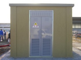 Cabina di trasformazione elettrica e campo magnetico emesso